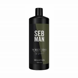 Sebastian Professional Man The Multi-Tasker 3-in-1 Shampoo šampon na vlasy, vousy i tělo 1000 ml