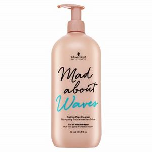 Schwarzkopf Professional Mad About Waves Sulfate-Free Cleanser bezsulfátový šampon pro vlnité a kudrnaté vlasy 1000 ml