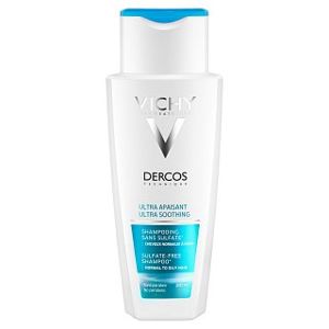 Vichy Dercos Ultra Soothing Sulfate-Free Shampoo Normal To Oily Hair bezsulfátový šampon pro mastnou pokožku hlavy 200 ml
