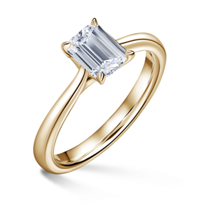 Arlene | Zásnubní prsten se středovým diamantem 1.0ct, žluté zlato 59